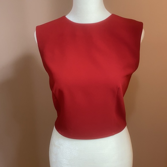 Alice + Olivia Tops - Alice +Olivia crop top color red, worn once,